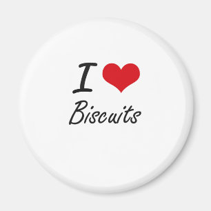 Imán Amo diseño artístico de las galletas