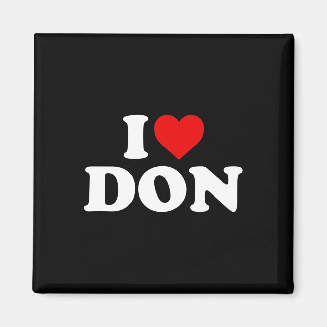 Imán Amo Don - Corazón (Frente)