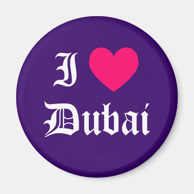 Imán Amo Dubai (Frente)