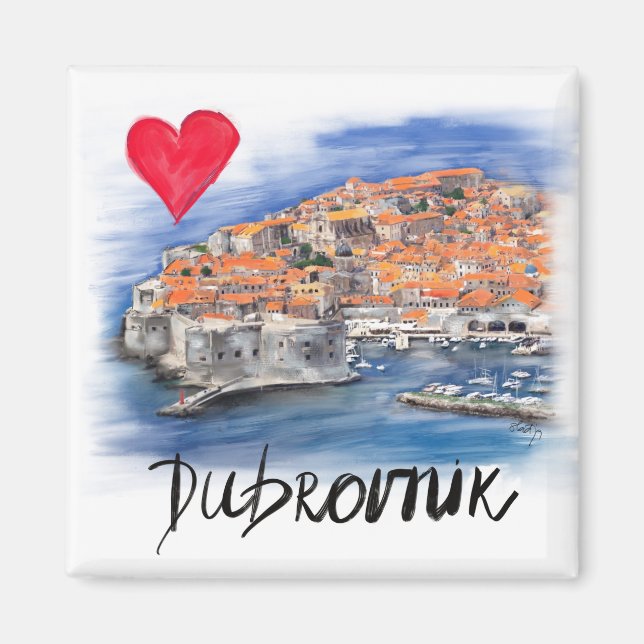 Imán Amo Dubrovnik (Frente)
