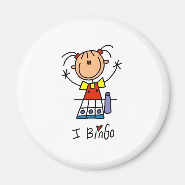 Imán Amo el Bingo (Frente)