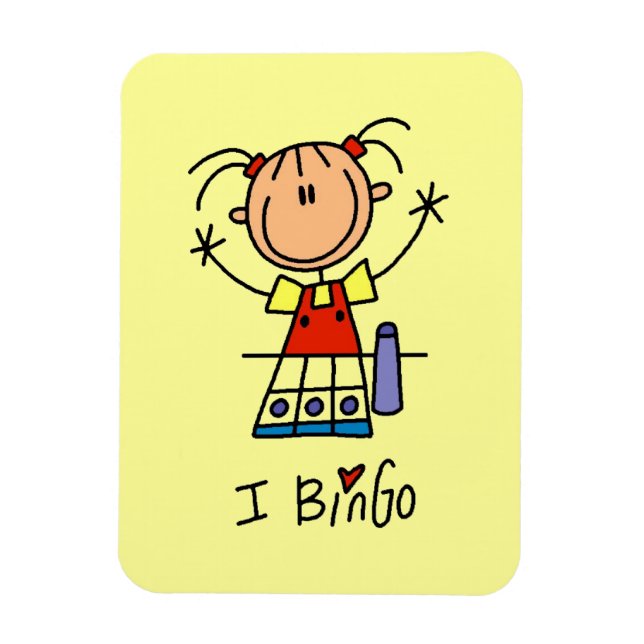 Imán Amo el Bingo (Vertical)