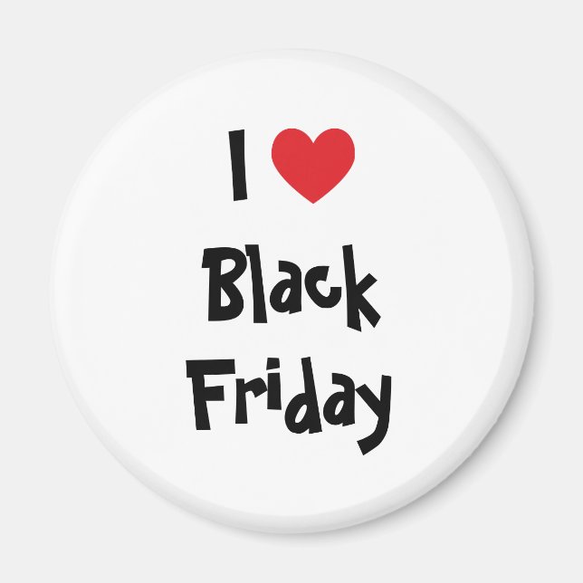 Imán Amo el Black Friday (Frente)