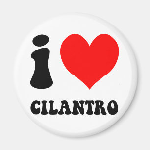 Imán amo el cilantro