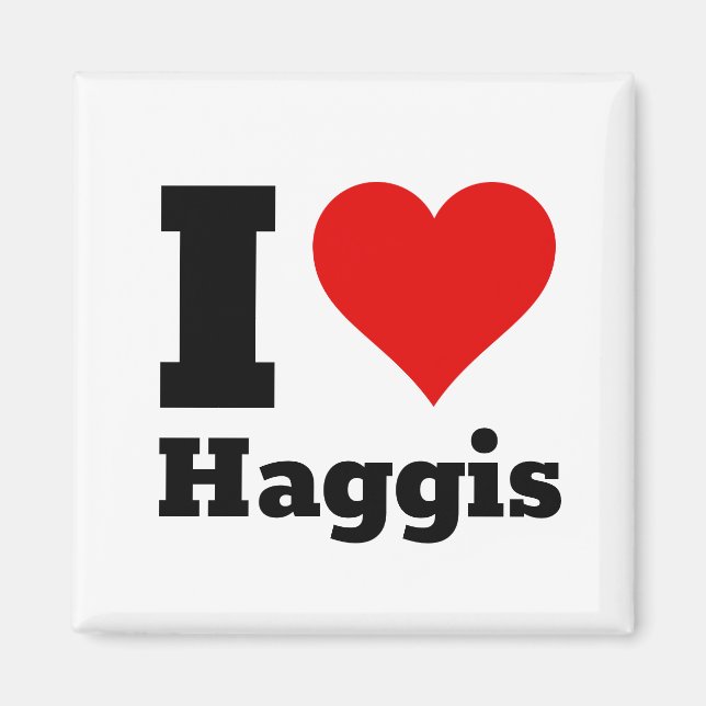 Imán Amo el Haggis (Frente)