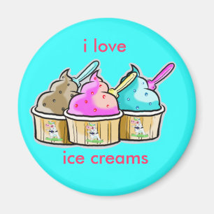 Imán amo el helado