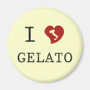Imán Amo el Helado Italiano