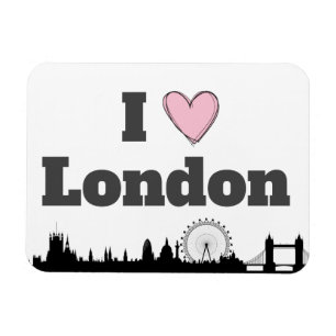 Imán Amo el horizonte de Londres