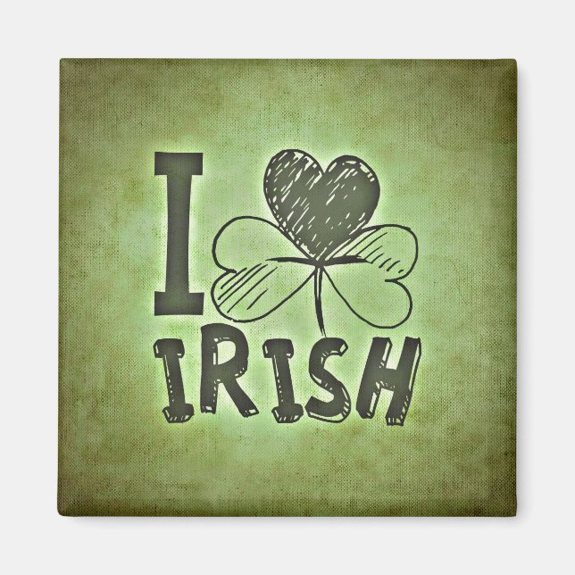 Imán Amo el irlandés (Frente)