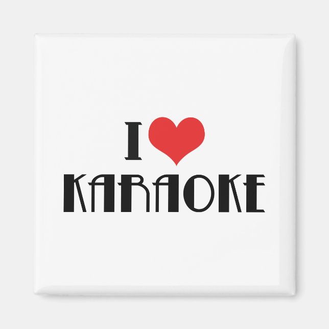 Imán Amo el Karaoke (Frente)