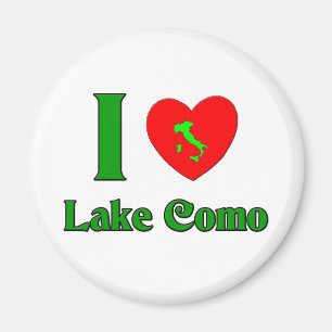 Imán Amo el lago Como Italia