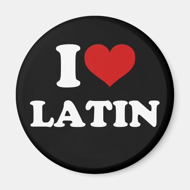 Imán Amo el latín (Frente)