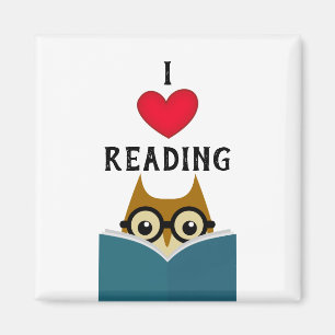 Imán Amo el leer