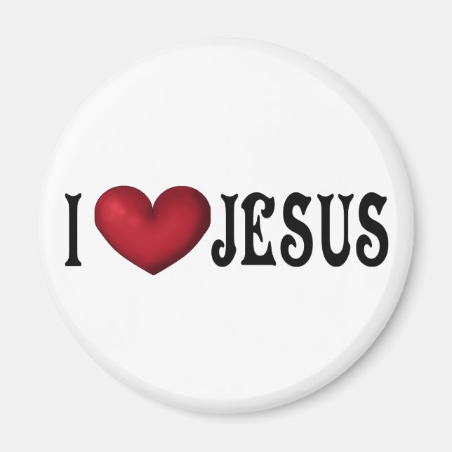Imán Amo El Magnet De Jesús (Frente)