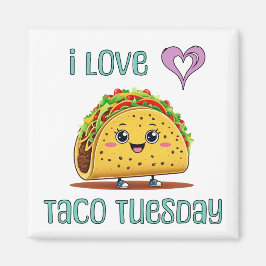 Imán Amo el Martes de Taco
