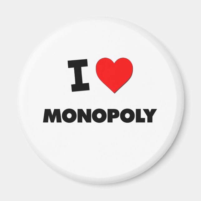 Imán Amo el monopolio (Frente)
