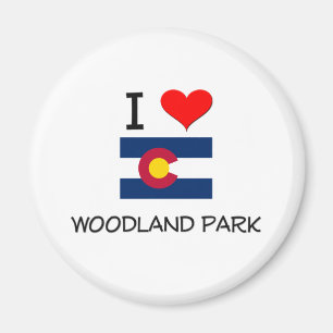 Imán Amo el PARQUE Colorado del ARBOLADO