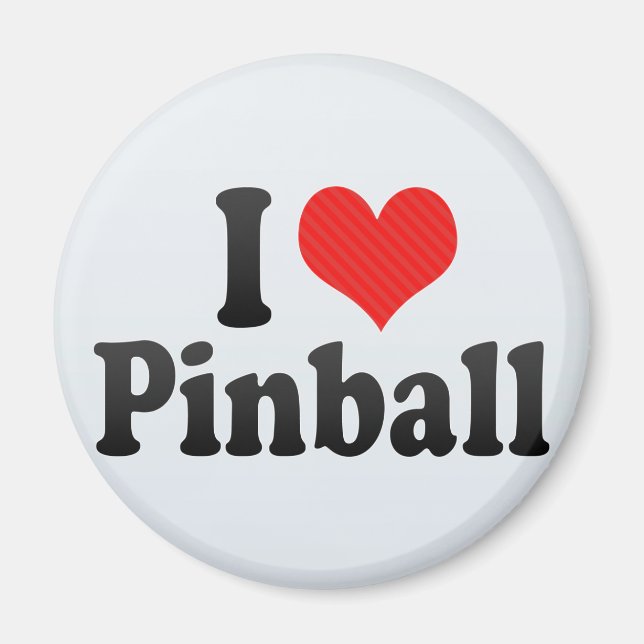 Imán Amo El Pinball (Frente)