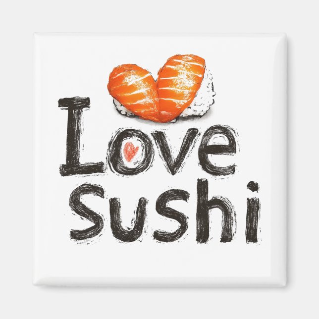 Imán Amo El Sushi (Frente)