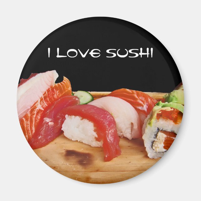Imán Amo el sushi (Frente)