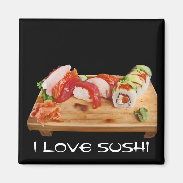 Imán Amo el sushi (Frente)