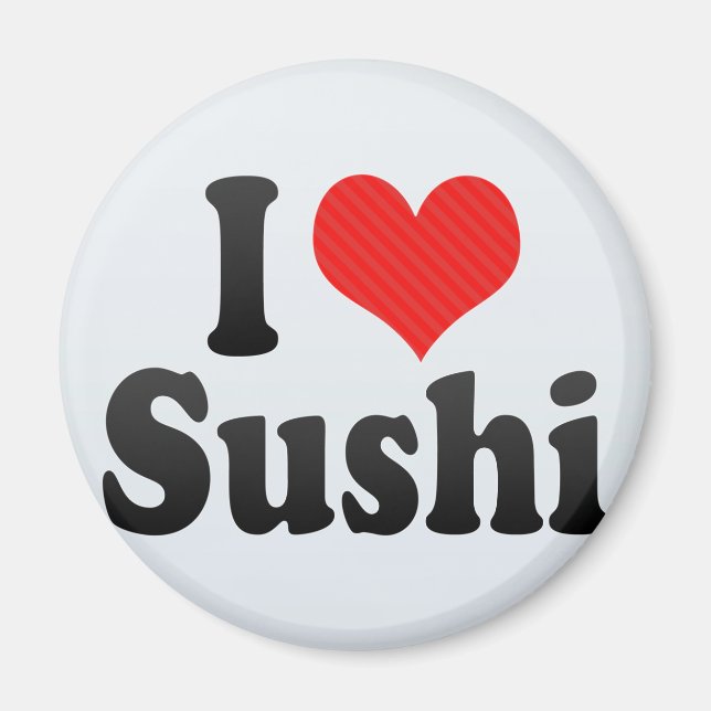 Imán Amo el sushi (Frente)