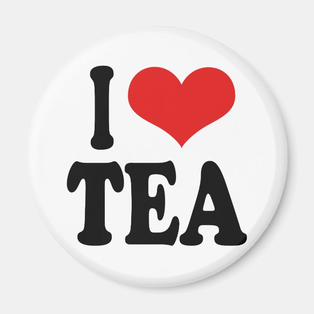 Imán Amo El Té (Frente)
