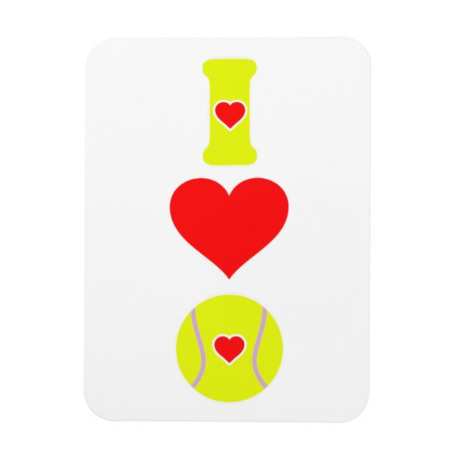 Imán Amo el tenis (Vertical)