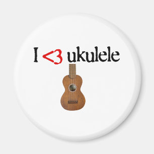 Imán Amo el ukulele