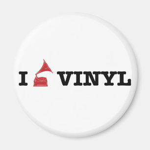 Imán amo el vinilo