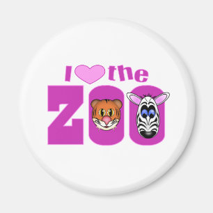 Imán Amo el zoológico