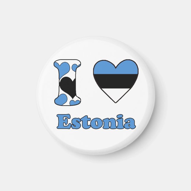 Imán Amo Estonia (Frente)