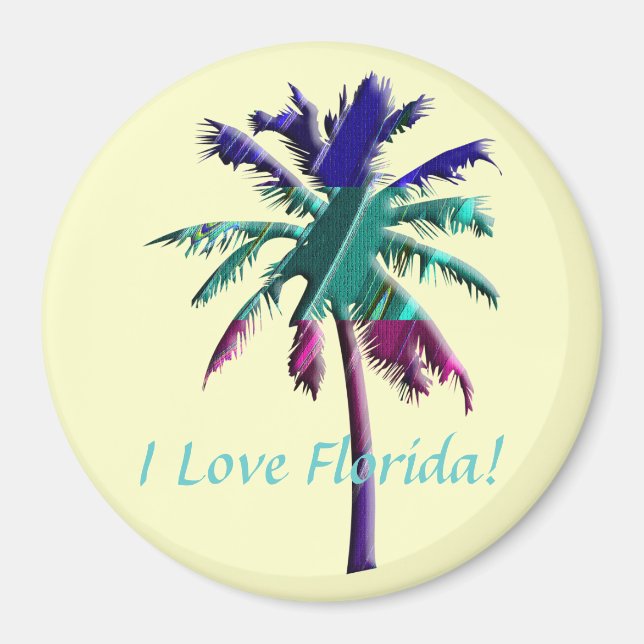 Imán ¡Amo Florida! (Frente)