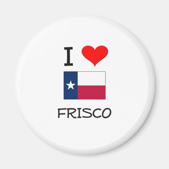 Imán Amo Frisco Texas (Frente)