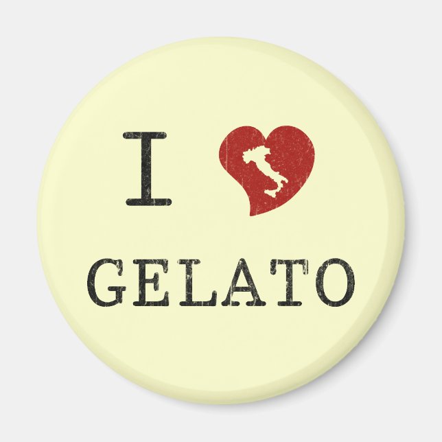 Imán Amo Gelato (Frente)
