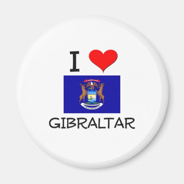 Imán Amo Gibraltar Michigan (Frente)