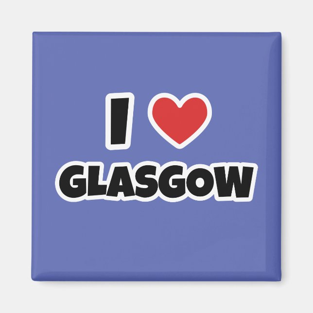 Imán Amo Glasgow (Frente)