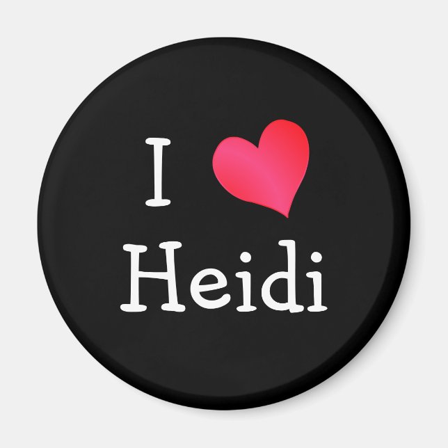 Imán Amo Heidi (Frente)