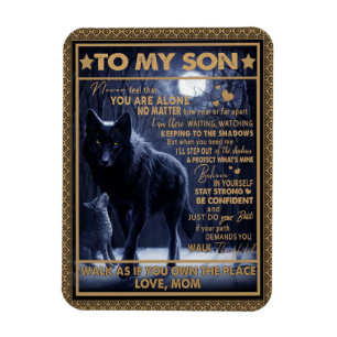 Imán Amo hijo Carta a mi hijo nunca te sientes solo