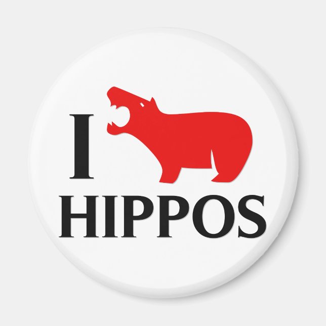 Imán Amo Hippos (Frente)