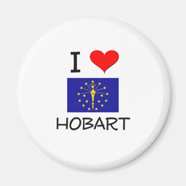 Imán Amo HOBART Indiana (Frente)