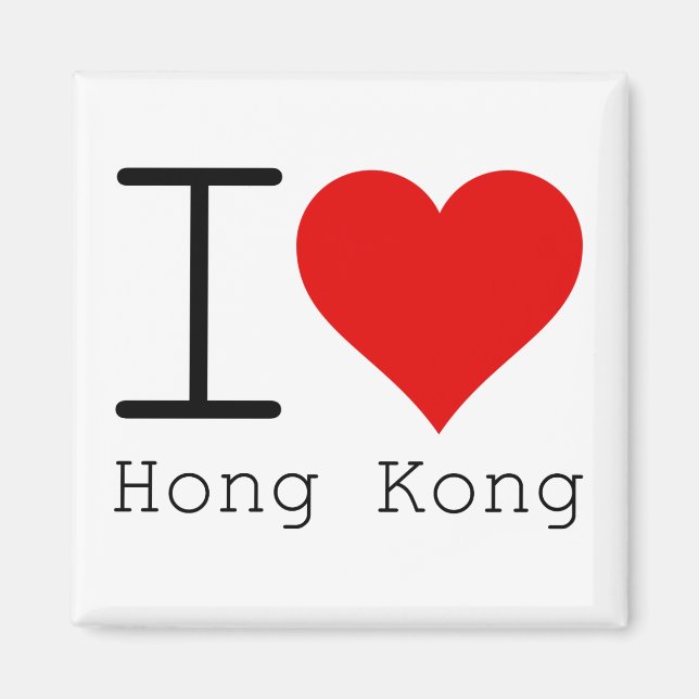 Imán Amo Hong Kong (Frente)