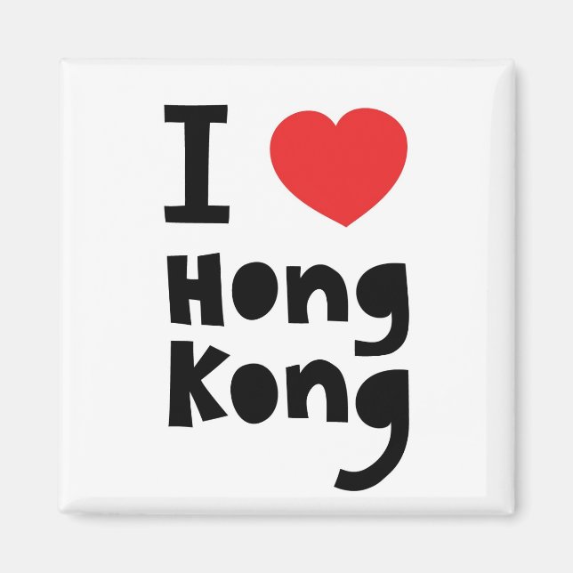 Imán Amo Hong Kong (Frente)