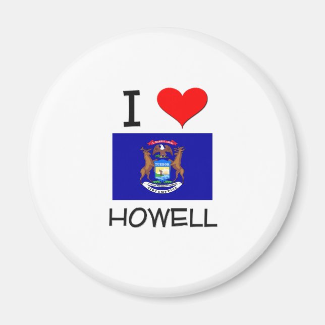 Imán Amo Howell Michigan (Frente)