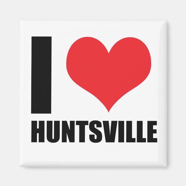 Imán Amo Huntsville (Frente)