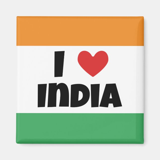 Imán Amo India (Frente)