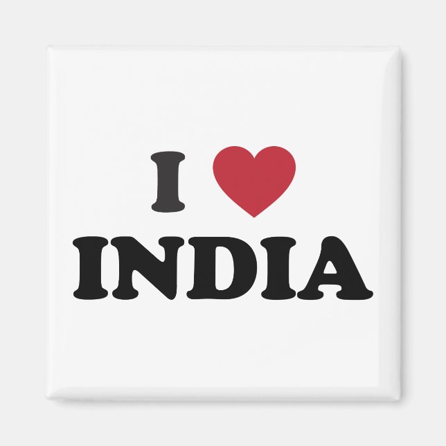 Imán Amo India (Frente)