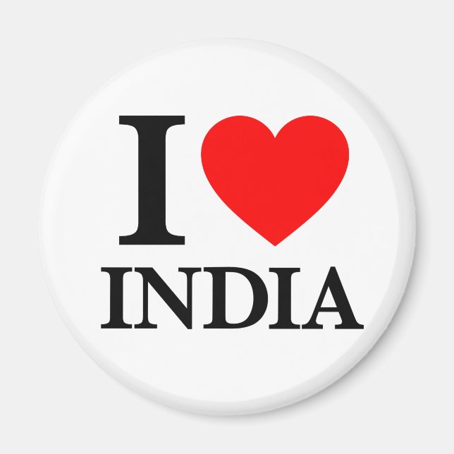 Imán Amo India (Frente)