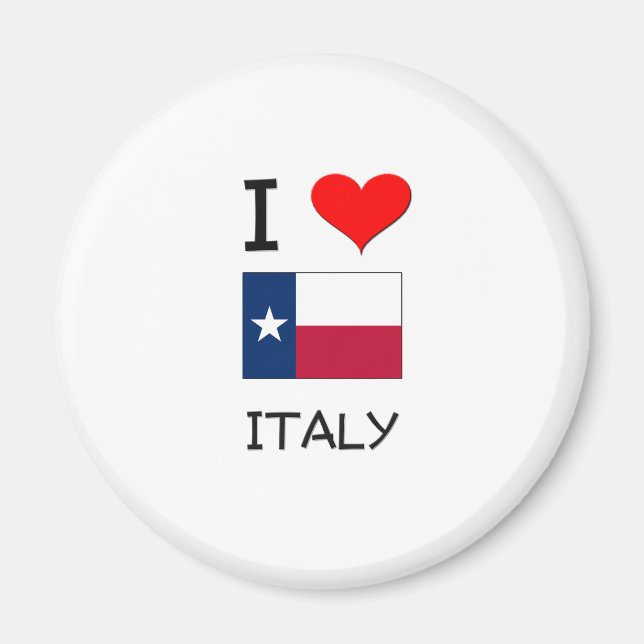 Imán Amo Italia Texas (Frente)