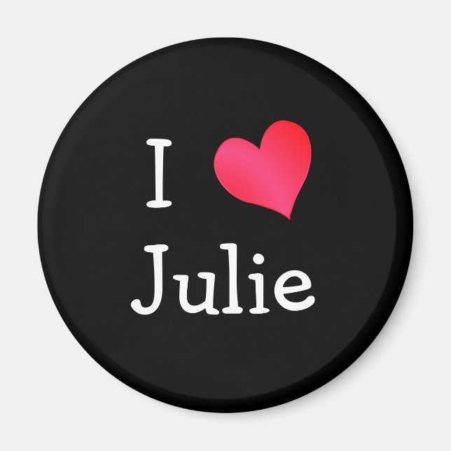 Imán Amo Julie (Frente)